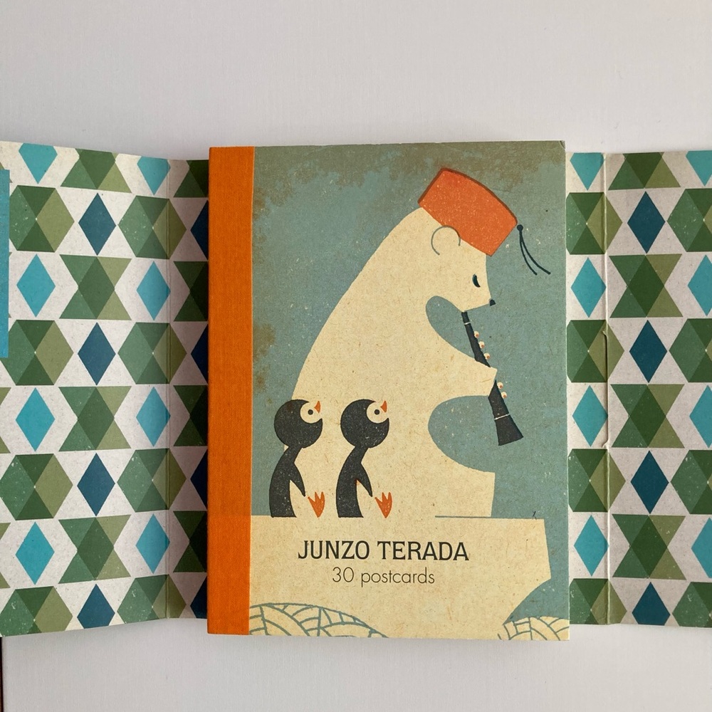 Junzo Terada “Happy Animal Time” postcard book - Picture 6 of 6